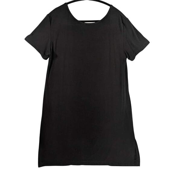 Vintage Beach by Jordan Taylor Black Cover Up Dress Women L Made in USA Swim - Picture 2 of 13